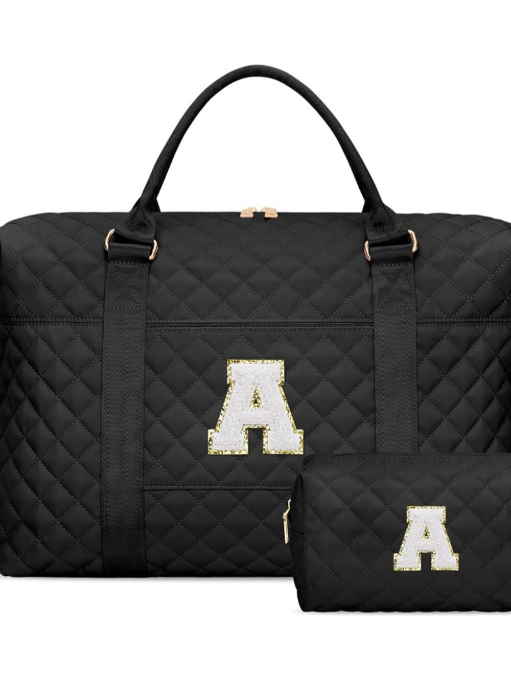 Personalized Gifts for Teen Girl Initial Travel Duffle Bag